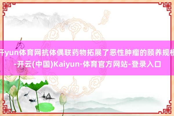 开yun体育网抗体偶联药物拓展了恶性肿瘤的颐养规模-开云(中国)Kaiyun·体育官方网站-登录入口